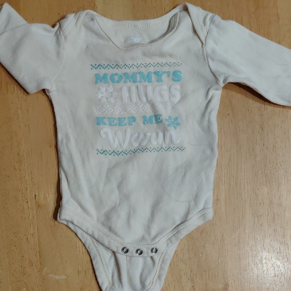 Koala Baby Cream and Blue Long-Sleeve Bodysuit